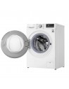 Lavadora Secadora Libre Instalación - LG F4DV5010SMW, 10,5/7Kg, 1400 RPM, Wi-Fi, Vapor, Blanco