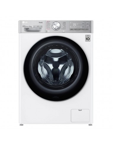 Lavasecadora - LG F4DV9512P2W, 12/8Kg, 1400 RPM, Wi-Fi, Vapor,