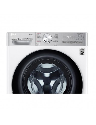 Abreviar local marca Lavadora Secadora Libre Instalación - LG F4DV9512P2W, 12/8Kg, 1400 RPM,  Autodosificador, Wi-Fi, Vapor, Blanco