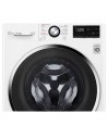 Lavadora Secadora Libre Instalación -  LG F4DV3109S2W, 9/6Kg, 1400 RPM, Vapor, Blanco