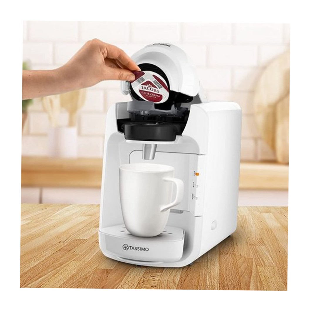 Cafetera Cápsulas - Bosch TAS3104 Tassimo Suny, 1300 W, 0.7 litros, T  DISCS, Blanca | Electrónica Vicente