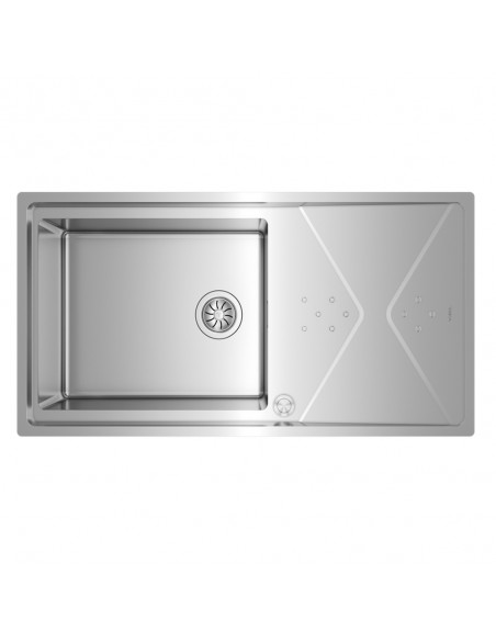 Mueble fregadero de acero Inox. PREMIUM - 1,0 m - 1 fregadero a la