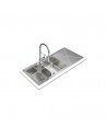 Fregadero - Teka Brooklyn 80 M-XP 2C 1E, 80 cm, Reversible, Inox