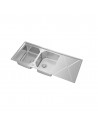Fregadero - Teka Brooklyn 80 M-XP 2C 1E, 80 cm, Reversible, Inox