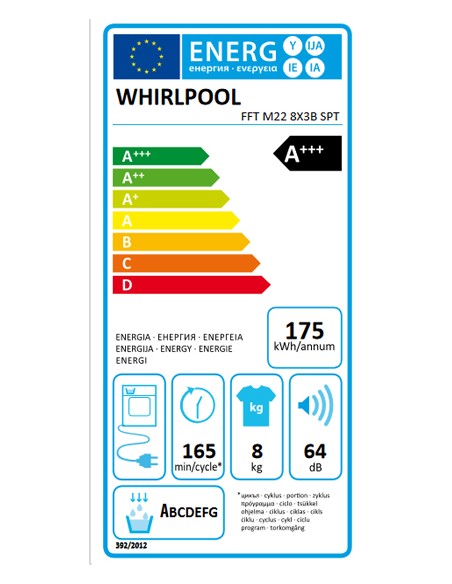 Secadora Condensación - Whirlpool FFT...