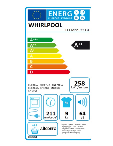 Secadora Condensación - Whirlpool FFT...