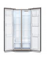 Frigorífico Americano -  Hisense RS566N4AD1, No Frost, 445 litros, 1.78 metros, Inox