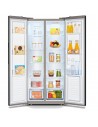 Frigorífico Americano -  Hisense RS566N4AD1, No Frost, 445 litros, 1.78 metros, Inox