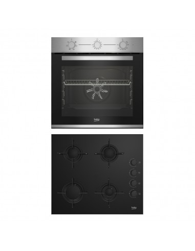Conjunto Horno y Placa - Beko BBSE12131CXD, Inox, Gas Butano | Electrónica  Vicente