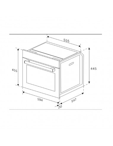 Horno Multifunción - Beko BBCM13300X, 45 cm, SteamShine, Cristal Negro |  Electrónica Vicente