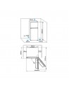 Frigorífico Dos Puertas - Hisense RT600N4DC2, 1.85 metros, Acero Inoxidable, No-Frost