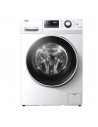 Lavadora Libre Instalación -  Haier HW100-B14636N-IB, 10 Kg y 1400 RPM, Vapor, Blanco