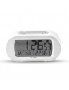 Reloj Despertador - Elbe RD-009-B, Termómetro, Blanco
