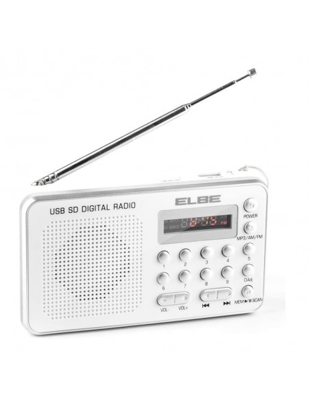 Radio Portátil - Elbe RF-49-USB,...