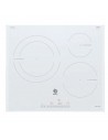 Placa Inducción - Balay 3EB965BU, 3 Zonas, 60 cm, Blanco, Biselado