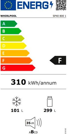 Etiqueta de Eficiencia Energética - SP40 800 1