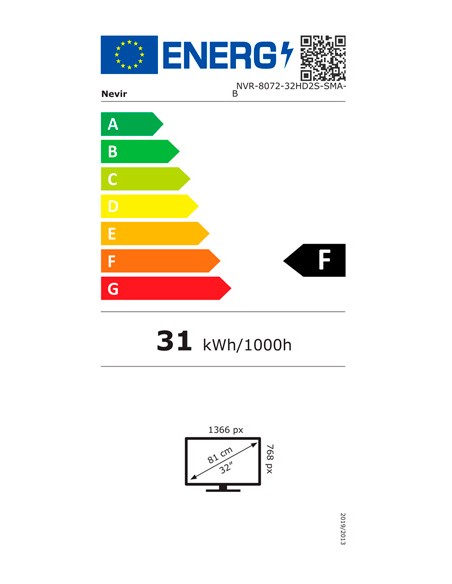 TV LED - Nevir NVR-8072-32HD2S, 32...