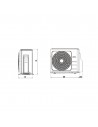 Aire Acondicionado - Ferroli AMBRA S 18000, 1x1, Wifi, Fltro BIO HEPA, Bomba de Calor, Blanco