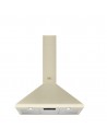 Campana Decorativa - Smeg KSED95COP, 90cm, 65 dB, 595 m³/h, Crema