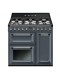 Cocina Gas - Smeg TR93GR, Seis Fuegos, Vapor Clean, Gris, Gas Nautral, 90cm