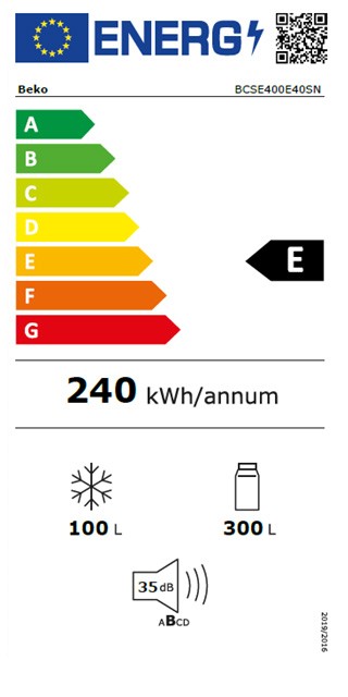 Etiqueta de Eficiencia Energética - BCSE400E40SN
