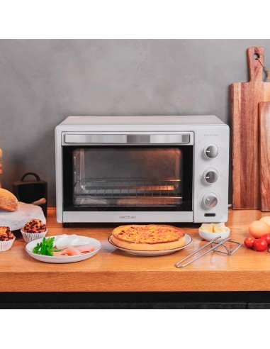 Horno Sobremesa - Cecotec Bake\u0026Toast 2400 White, 1500 W, 24 litros, Blanco  | Electrónica Vicente
