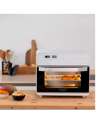 Horno Sobremesa - Cecotec Bake\u0026Fry 2500 Touch White, Freidora de aire, 1800  W, 25 litros, 12 Funciones, Blanco | Electrónica Vicente