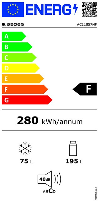 Etiqueta de Eficiencia Energética - AC11857NF
