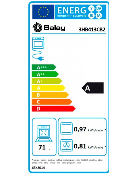 Horno Multifunción -  Balay...