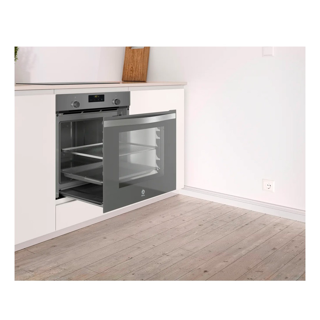 Horno Multifunción - Balay 3HB584CA2, 60 cm, Pirólisis, Carro