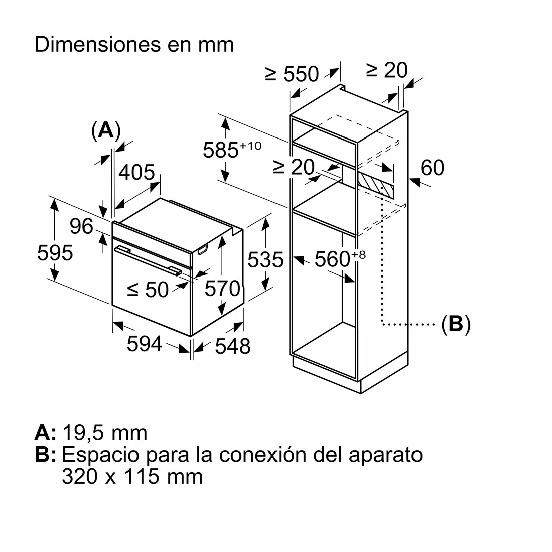 Horno Balay 3HB584CA2 Gris - qubbos