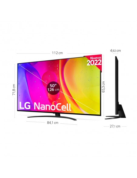 TV LED - LG 50NANO826QB, 50 pulgadas,...