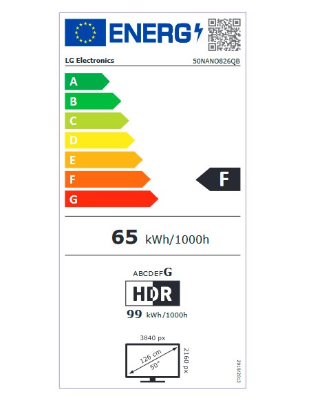 TV LED - LG 50NANO826QB, 50 pulgadas,...