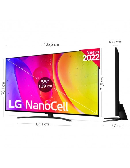 TV LED - LG 55NANO826QB, 55 pulgadas,...