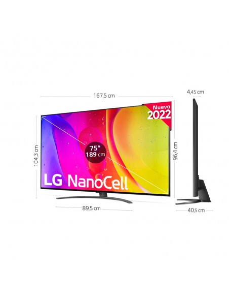 TV LED - LG 75NANO816QA, 75 pulgadas,...