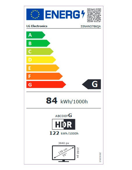 TV LED - LG  55NANO786QA, 55...