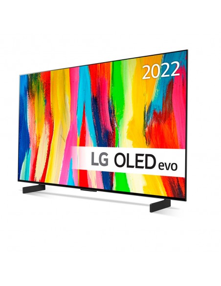 TV OLED - LG OLED42C24LA, 42 pulgadas, UHD 4K, a9 Gen 5 con IA, Dolby Atmos, Magic Remote