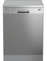 Lavavajillas Libre Instalación - Beko DFN05321X, 13 servicios, Acero Inoxidable
