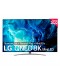 TV Mini LED - LG 75QNED966QA, 75 pulgadas, 8K a9 Gen 5 con IA, UHD Gallery, Magic Remote