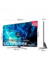 TV Mini LED - LG 75QNED966QA, 75 pulgadas, 8K a9 Gen 5 con IA, UHD Gallery, Magic Remote