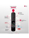 TV Mini LED - LG 75QNED966QA, 75 pulgadas, 8K a9 Gen 5 con IA, UHD Gallery, Magic Remote