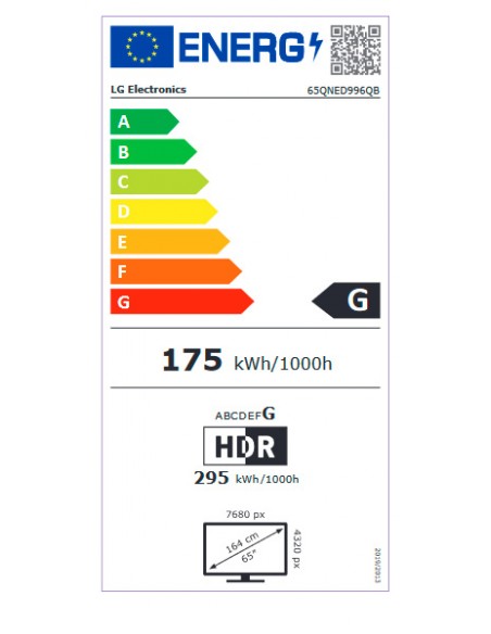 TV Mini LED - LG 65QNED996QB, 65...