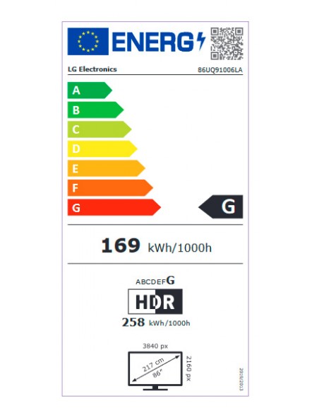 TV LED - LG 86UQ91006LA, 86 pulgadas,...