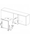 Lavavajillas Integrable - Whirlpool WI 7020 PF, 46 dB, 14 servicios