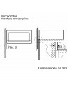 Microondas Integrable - Balay 3CG4172X2, Grill, 800 W, Negro/Inox