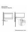Microondas Integrable - Balay 3CG5175B2, Grill, 900 W, Cristal Blanco