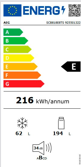 Etiqueta de Eficiencia Energética - 925501322