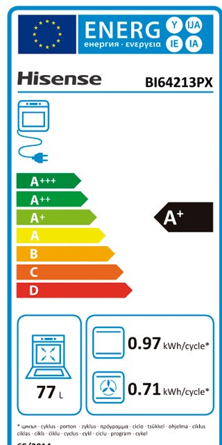 Etiqueta de Eficiencia Energética - BI64213PX
