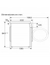 Lavadora Libre Instalación - Balay  3TS995BT, 9 Kg y 1400 RPM, Blanco