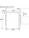 Lavadora Libre Instalación - Balay  3TS995XT, 9 Kg y 1400 RPM, Inox